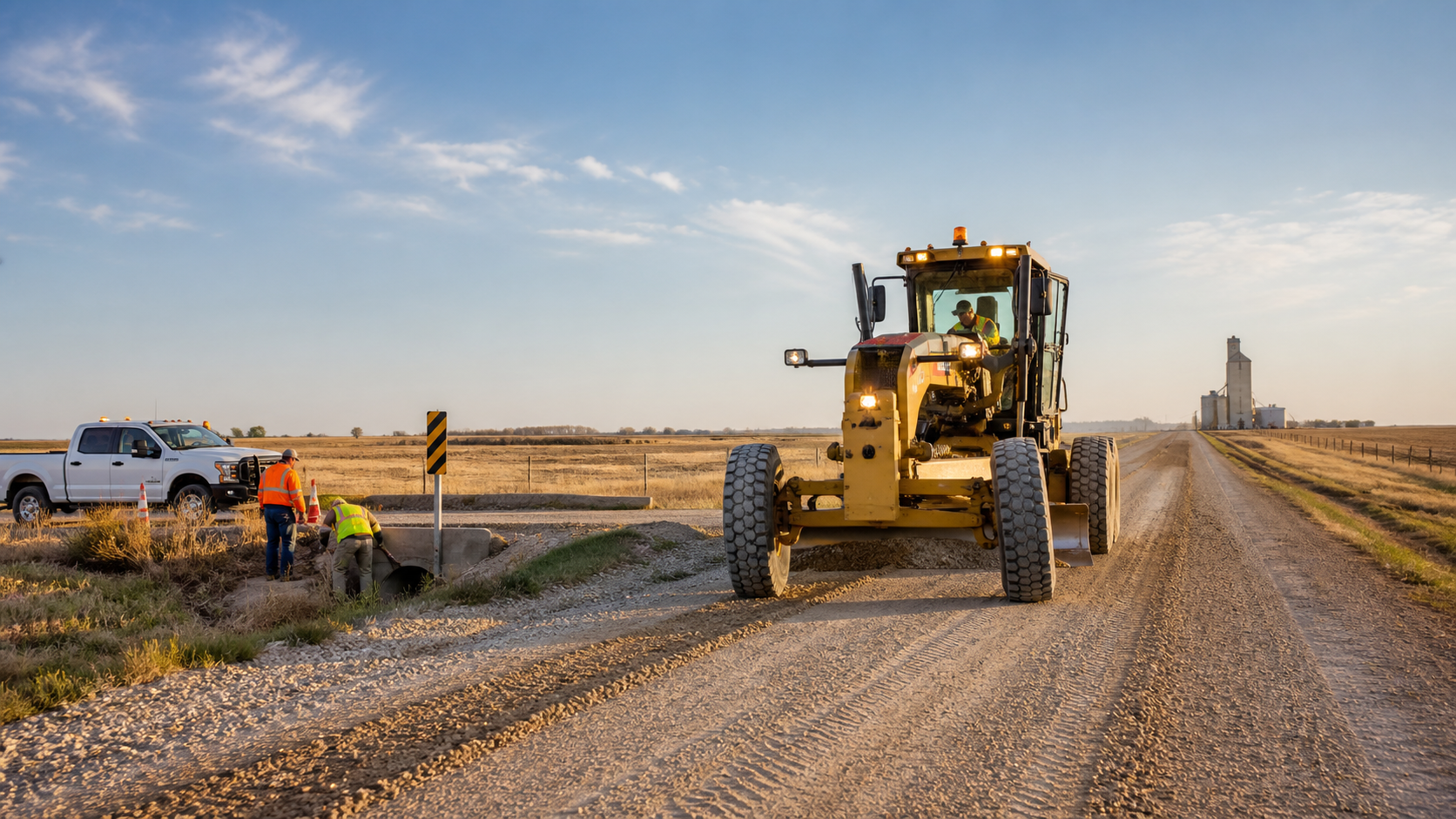 RuralReady County Operations serving a rural Road and Bridge crew